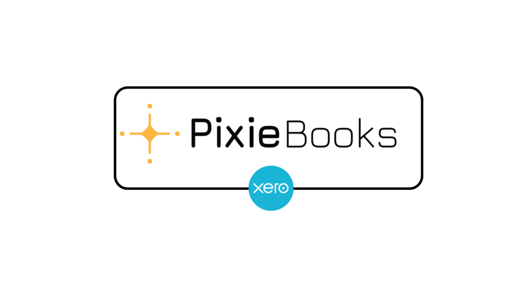 PixieBooks logo with Xero logo