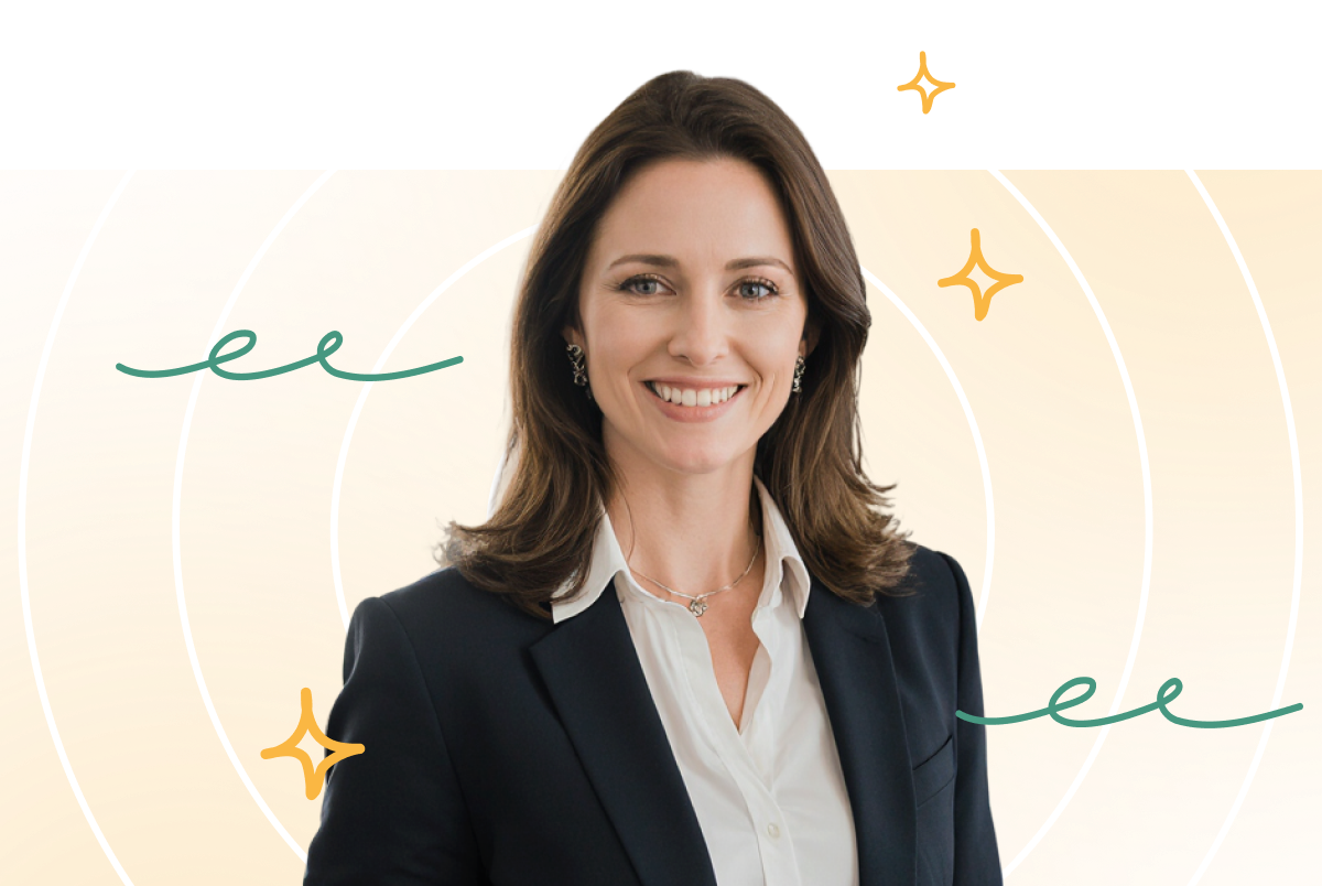 Female accountant in smart suit